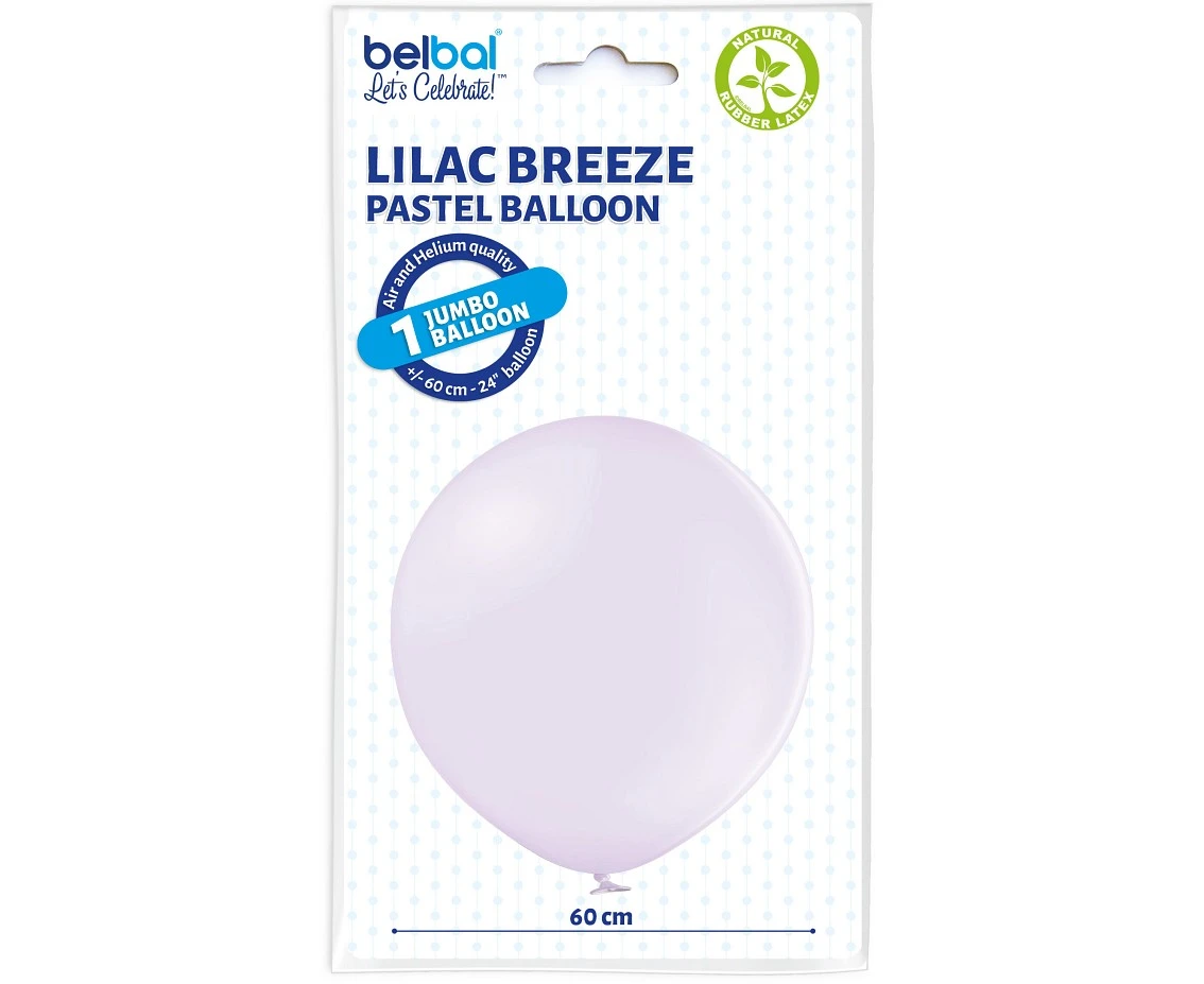 Balony Belbal 24", B250-451, (lilac breeze) liliowa bryza, 5szt.